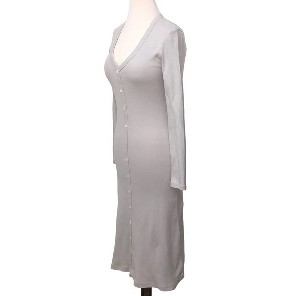 James Perse Ribbed Cardigan Dress 0/XS NWT - Picture 4 of 10